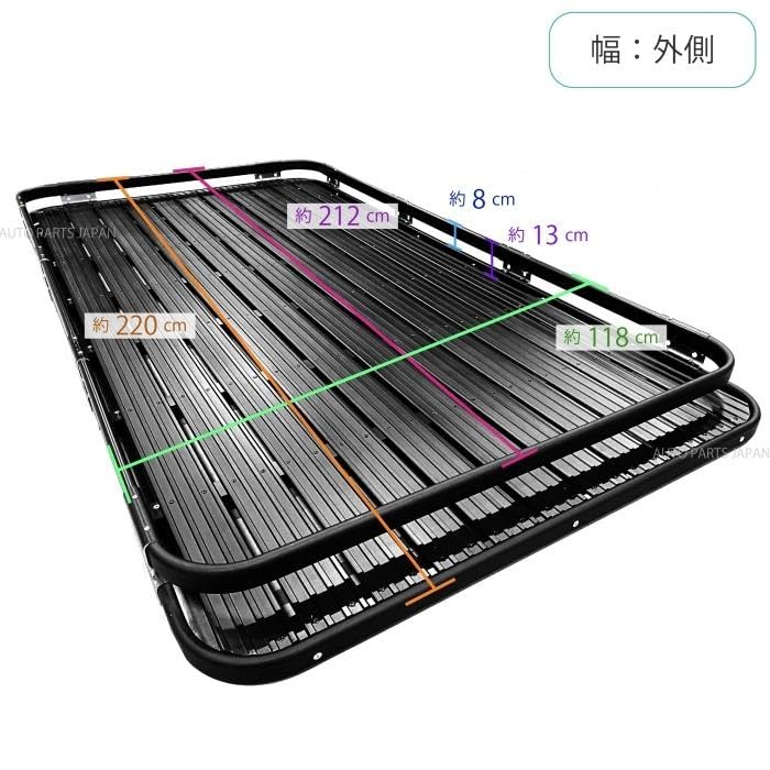 Amazon.co.jp: APJ製 ルーフラック 汎用 1.2m x 2.2m ルーフ キャリア